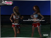 Cheerleader Jill And The Haunted House game android